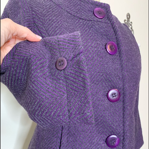 PENDLETON Herringbone Wool Jkt/Skirt Suit Sz 8 - Picture 4 of 16